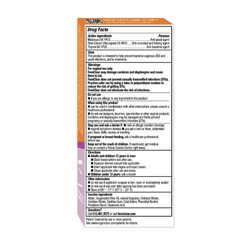 FemiClear BV & Yeast Infection Protection Vaginal Cream, Made with Natural Ingredients FemiClearAu supplements