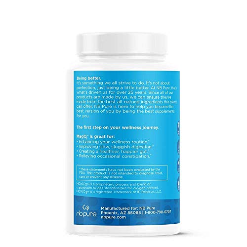 nbpure Mag O7 Oxygen Digestive System Cleanser Capsules, 180 Count nbpureUS supplements