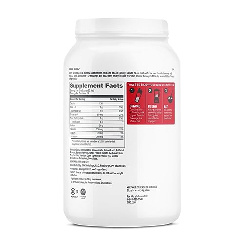 GNC Pro Performance 100 Whey Protein - Banana Cream 1.86 lbs. GNCUS supplements