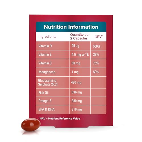 Seven Seas JointCare Supplex, With Glucosamine, Omega-3, Vitamins C, D and E Seven SeasUS supplements
