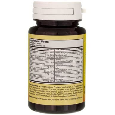 Nature's Blend Multiple Vitamin with Minerals No Iron 100 Tabs Nature's BlendAu supplements