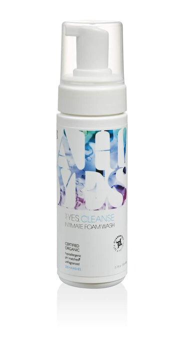 AH! YES CLEANSE Gentle, Organic Foaming Feminine Wash- Unfragranced, pH Matched Vaginal Wash AH! YESAu supplements