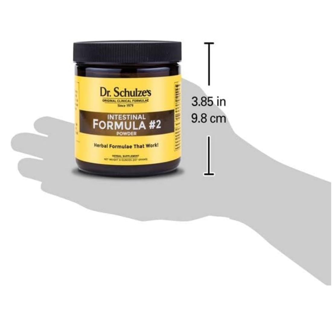 Dr. Schulze's Intestinal Formula #2 (8 Ounces) and Intestinal Formula #1 Capsules (90 Capsules) - Organic Herbal Supplements Dr. Schulze'sAu supplements