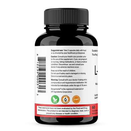 Sandhu's L-Arginine with Nitric Oxide Precursor | Made in The USA| 30 Days Supply Sandhu'sUS supplements