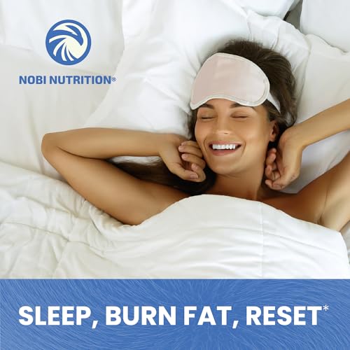 Night Time Fat Burner to Shred Fat While You Sleep | Hunger Suppressant, Carb Blocker Nobi NutritionUS supplements