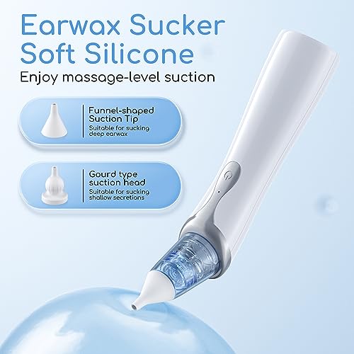 Ear Vacuum Wax Remover, Ear Wax Removal with 8 Pcs Ear Pick, Ear Wax GirugAu supplements