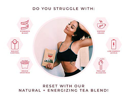 Teami Skinny Tea Supports Slimming and Colon Cleanse - Natural Detox Tea Helps TeamiUS supplements