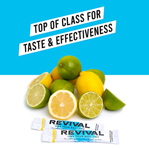 Revival Rapid Rehydration Electrolytes Powder - High Strength Vitamin C, B1, B3, B5, B12 Revival ShotsUS supplements