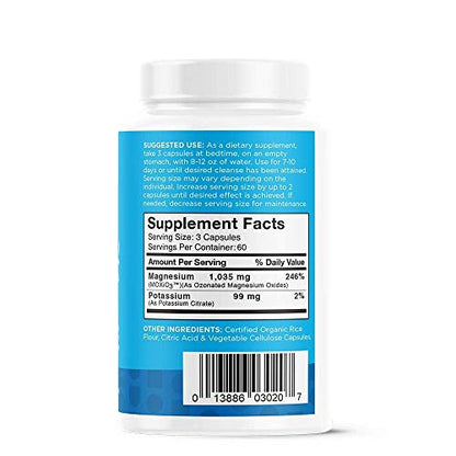 nbpure Mag O7 Oxygen Digestive System Cleanser Capsules, 180 Count nbpureUS supplements