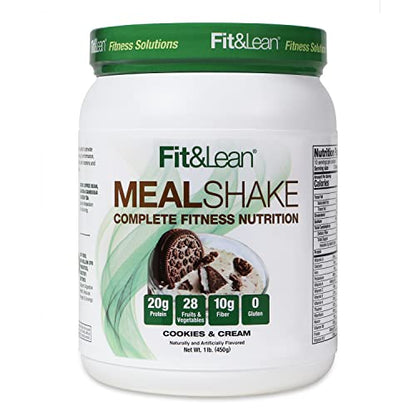 Fit & Lean Meal Shake, Fat Burning Meal Replacement, Meal Replacement with Protein Fit & LeanUS supplements