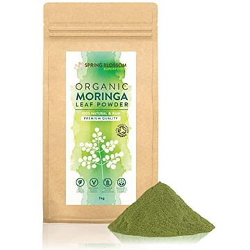 1KG Moringa Superleaf Powder Oleifera 100% Organic Raw Premium Quality Non-GMO Spring BlossomUS supplements