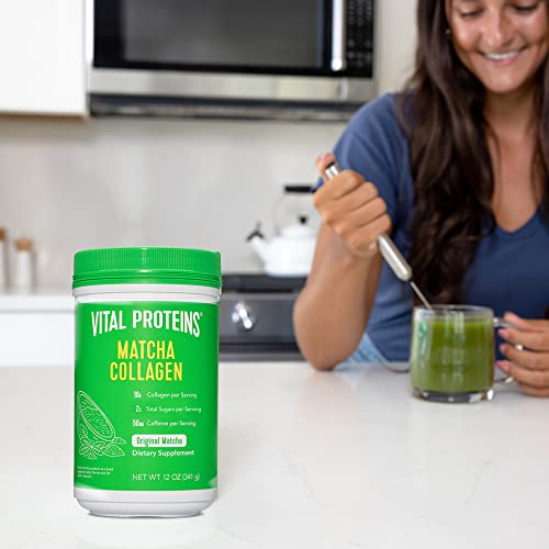 Vital Proteins Matcha Collagen Peptides Powder Supplement, L-theanine & Caffeine, Matcha Green Tea VITAL PROTEINSAu supplements