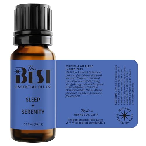 The Best Sleep + Serenity Essential Oil Blend- Premium Grade- 100% Pure & Natural for Aromatherapy The Best Essential Oil CoAu supplements