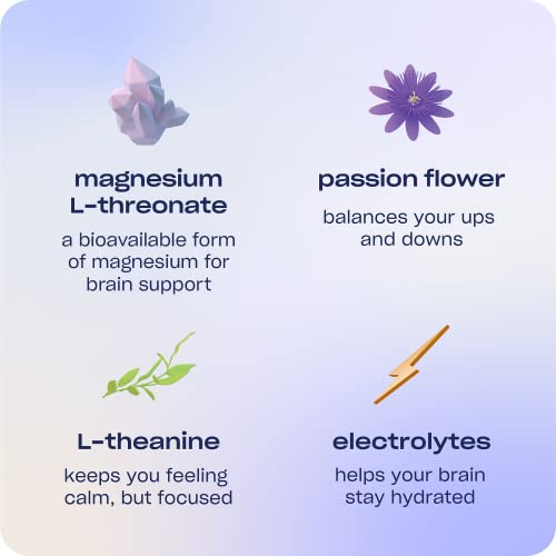 Recess Mood Powder, Calming Magnesium L-Threonate Blend with Passion Flower Drink Recess Inc.US supplements
