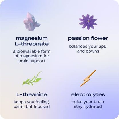 Recess Mood Powder, Calming Magnesium L-Threonate Blend with Passion Flower Drink Recess Inc.US supplements