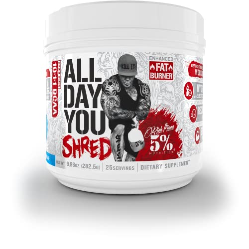 5% Nutrition Rich Piana AllDayYou Shred BCAA Powder | Amino Acid Supplement 5% NutritionAu supplements