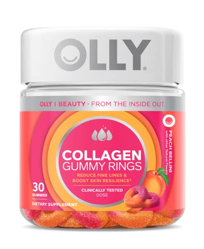 OLLY Collagen Gummy Rings, 2.5g of Clinically Tested Collagen, Boost Skin Elasticity & Reduce OLLYAu supplements