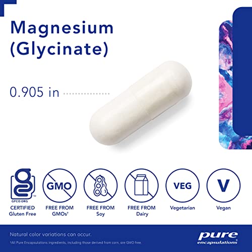 Pure Encapsulations Magnesium (Glycinate) - Supplement to Support Stress Relief, Sleep Pure EncapsulationsUS supplements