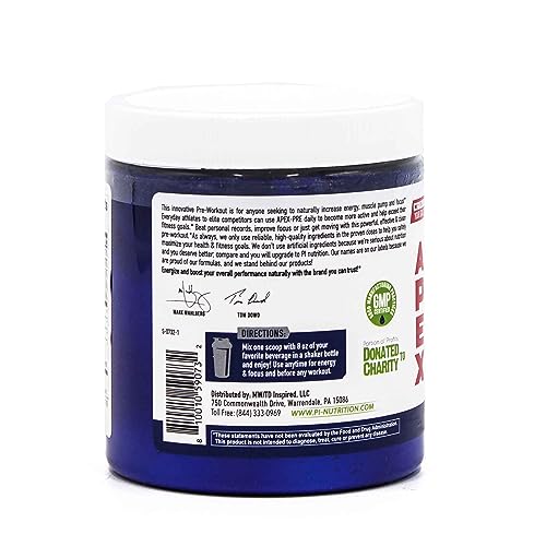 PERFORMANCE INSPIRED Nutrition - APEX Pre Workout Powder - Increase Energy & Endurance PERFORMANCE INSPIREDUS supplements