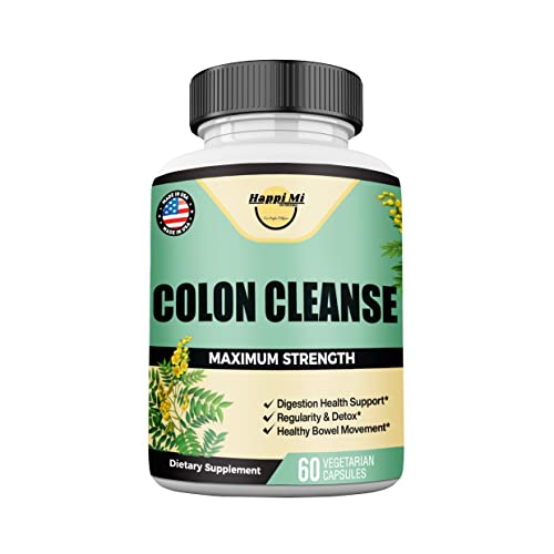 Happi Mi Nutrition Colon Cleanse, Colon Detox, All Natural Herbal Formula, Support Healthy Happi Mi NutritionUS supplements