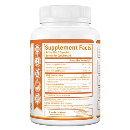 Premium Keto Pills + Apple Cider Vinegar Capsules with Mother - Utilize Fat Purely OptimalUS supplements