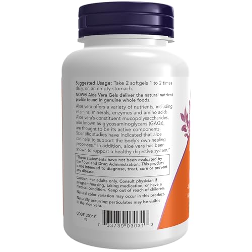 NOW Supplements, Aloe Vera (Aloe barbadensis) 10,000 mg, Supports Digestive Health NOWAu supplements