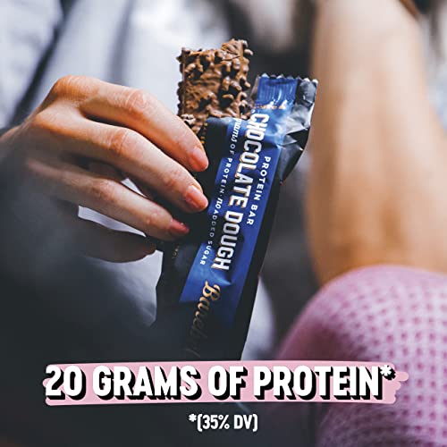 Barebells Protein Bars Chocolate Dough with 1g of Total Sugars - 12 Count, 1.9oz Bars BAREBELLSUS supplements