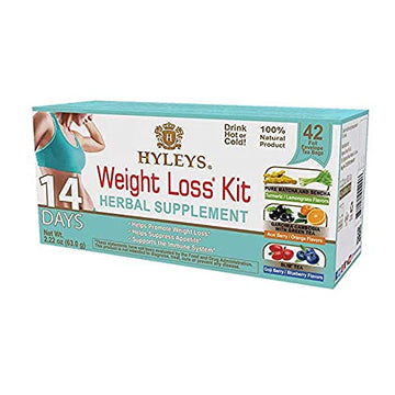 HYLEYS Tea for Cleanse and Weight Loss - New 14 Day Weight Loss Kit - 42 Tea Bags HYLEYSUS supplements
