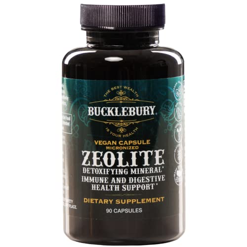 BUCKLEBURY Zeolite Micronized Smart Mineral Capsules - Supports Detox, Immune BUCKLEBURYAu supplements