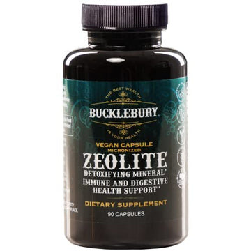 BUCKLEBURY Zeolite Micronized Smart Mineral Capsules - Supports Detox, Immune BUCKLEBURYAu supplements