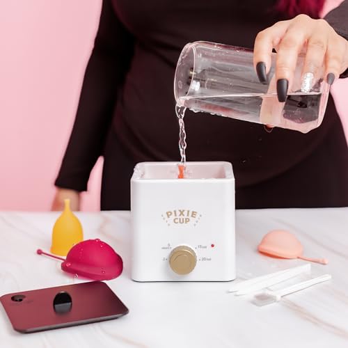 Pixie Menstrual Cup & Disc Boiler Sterilizer - Easily Submerge & Clean Your Period Cup in Boiling Water Pixie CupAu supplements