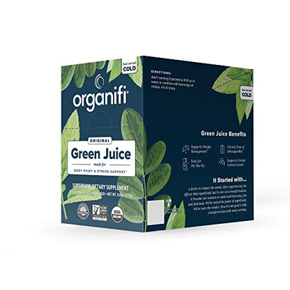 Organifi: GO Packs - Green Juice - Organic Superfood Supplement Powder - 30 Count OrganifiUS supplements