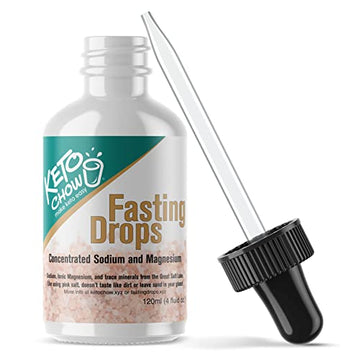 Keto Chow Fasting Drops | Sodium and Ionic Magnesium Fasting Supplement | Intermittent Keto ChowAu supplements