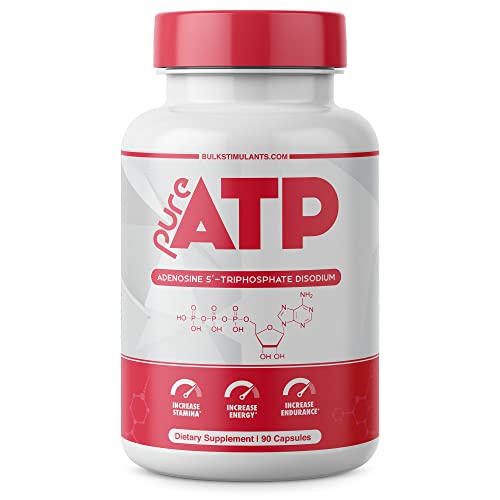 Pure ATP Capsules, Adenosine Triphosphate - Increase Energy, Endurance, Strength BulkStimulants.comUS supplements