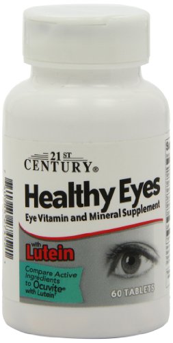 21st Century Healthy Eyes with Lutein Tablets, 60 Count, White (27452) 21st CenturyAu supplements
