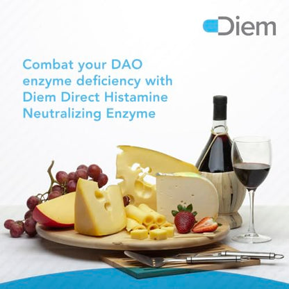 Omne Diem Histamine Digest DAO 30,000 HDU - 120 Caps - Histamine Neutralizing Omne DiemUS supplements