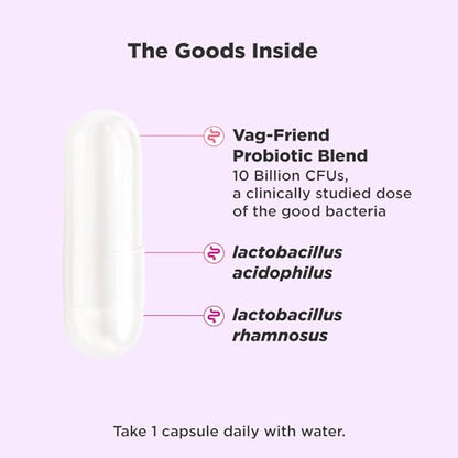 OLLY Happy Hoo-Ha Capsules, Probiotic for Women, Vaginal Health and pH OLLYUS supplements