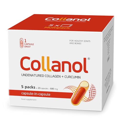Collanol - Innovation in The Care of Healthy Joints - Liquid Formula in a Double Capsule 3D Collagen CollanolUS supplements