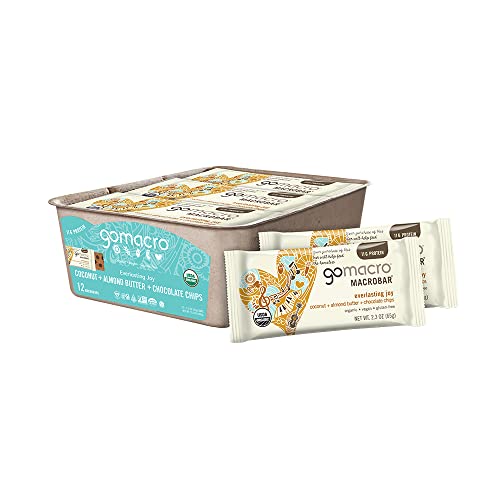 GoMacro MacroBar Organic Vegan Protein Bars - Coconut + Almond Butter + Chocolate GoMacroUS supplements