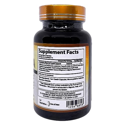 Productos El Colibri Candida Hongos 90 Capsules Productos El ColibriAu supplements