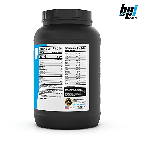 BPI Sports Iso Hd – 100% Whey Protein isolates – Muscle Growth, Recovery, Weight Loss, BPI SportsUS supplements