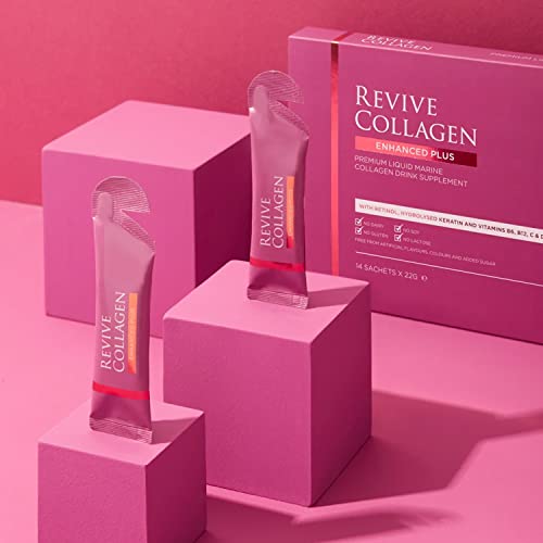 Revive Collagen Enhanced Plus 10,000mg Hydrolysed Marine Collagen Drink with Added Vitamin A & C Revive CollagenAu supplements