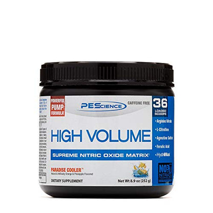 PEScience High Volume Pre-Workout Paradise Cooler 8.9 Ounce, 36 Servings PEScienceUS supplements
