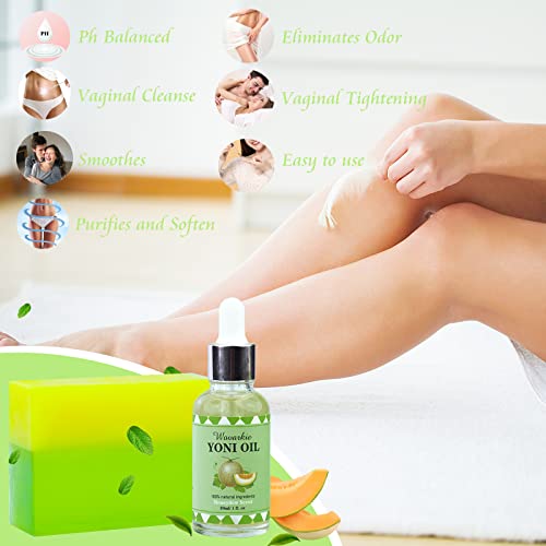 Yoni Soap Bars Yoni Wash & Yoni Oil Set Of 4, 2 * 5.29oz Handmade Vaginal Soap Feminine Wash WovarkieAu supplements