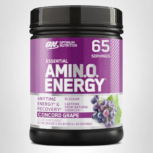 Optimum Nutrition Amino Energy - Pre Workout with Green Tea, BCAA, Amino Acids, Keto Friendly, Green Coffee Extract, Energy Powder Optimum NutritionUS supplements