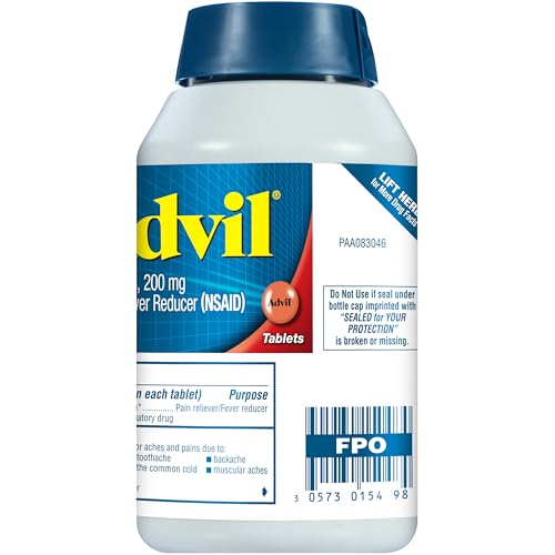 Advil Pain Reliever and Fever Reducer, Ibuprofen 200mg for Pain Relief - 300 Count, Advil PM Pain Reliever and Nighttime Sleep Aid, Ibuprofen for Pain Relief and Diphenhydramine Citrate - 2 Count AdvilAu supplements