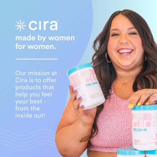 Cira Pre-Game Pre Workout Powder for Women - Preworkout Energy Supplement for Nitric CiraAu supplements