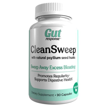 Gut Response CleanSweep Capsules, Supports Healthy Bowel Movements, Digestive Health Gut ResponseUS supplements