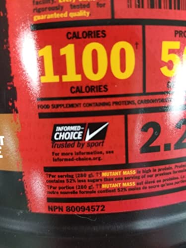 MUTANT Mass Weight Gainer Protein Powder, High-Calorie Workout Shakes MutantAu supplements