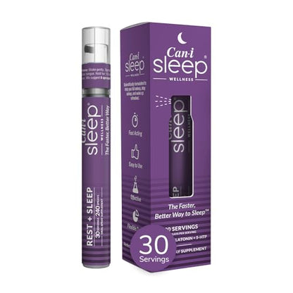 Sleep Fast & Longer - Oral Absorbtion Spray Can I Sleep Natural Sleep Aid with Melatonin Cani Brands Feel AmazingUS supplements